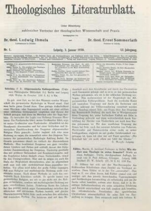 2-3 [Rezension] Kähler, Martin, Wie studiert man Theologie im ersten Semester?
