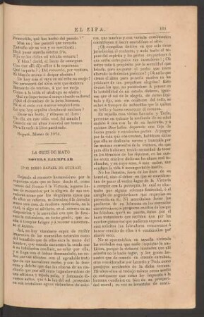 La Cruz de Mayo : Novela ejemplar