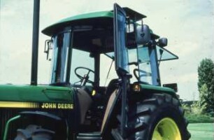 Fotografie: Arbeitsplatz, Traktor, Führerstand