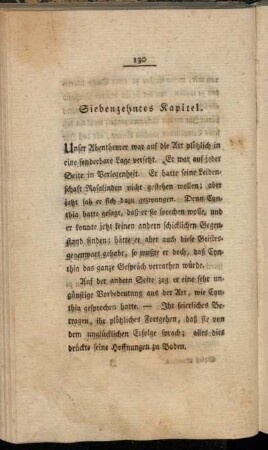 Siebenzehntes Kapitel. - Achtzehntes Kapitel.