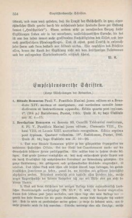 554-569 Empfehlenswerthe Schriften