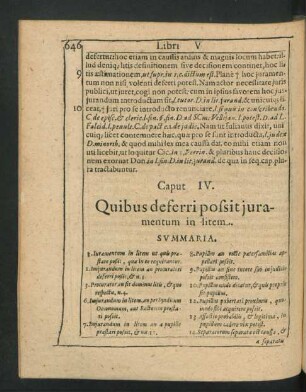 Caput IV. Quibus deferri possit iuramnetum in litem.