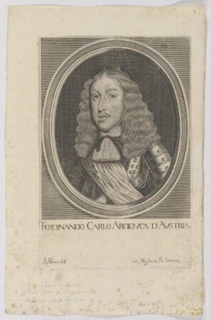 Bildnis des Ferdinando Carlo Arcidvca d'Avstria