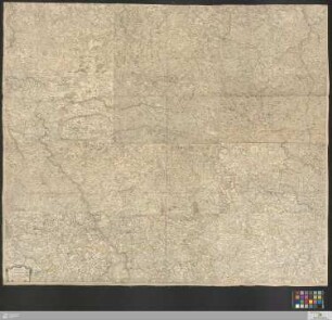 Theatre de la Guerre du Rhin et de Westphalie ou seconde carte particuliere de l'Atlas topographique et militaire de la guerre d'Allemagne