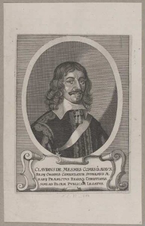 Bildnis des Claudivs de Mesmes d'Avavx