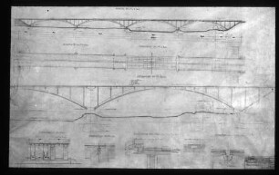 Donaubrücke Leipheim: Konstruktionszeichung