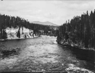 Yellowstone River : Flusslauf des Yellowstone River