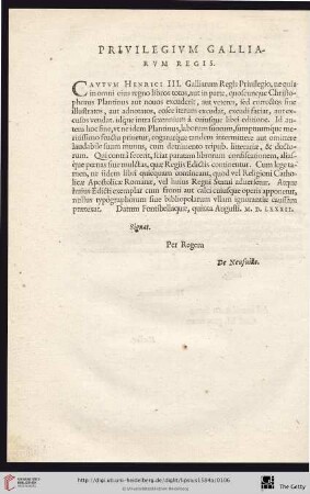 Privilegium Galliarum Regis