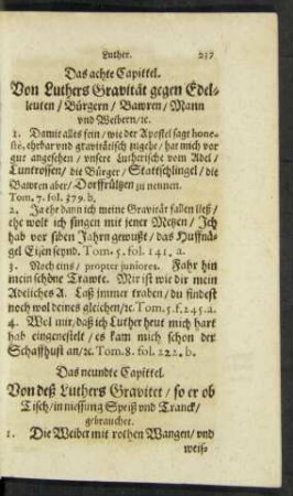 Das neundte Capittel.