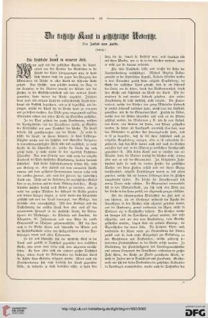 Die kirchliche Kunst in geschichtlicher Uebersicht, [3]: Die kirchliche Kunst in neuerer Zeit