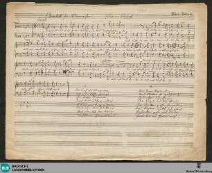 Durch Feld und Buchenhallen - WK Mus.Ms. 36 : Coro maschile; E|b