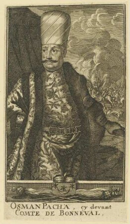 Bildnis des Osman Pacha de Bonneval