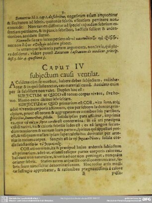 Caput IV subjectum causi ventilat