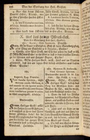 136-148, X. Auf das heilige Pfingst-Fest