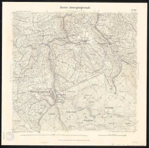 Äquidistantenkarte 146 : Section Johanngeorgenstadt, 1911 : Section Johanngeorgenstadt. - 1:25000. - Leipzig: Giesecke & Devrient, 1911. - 1 Kt.