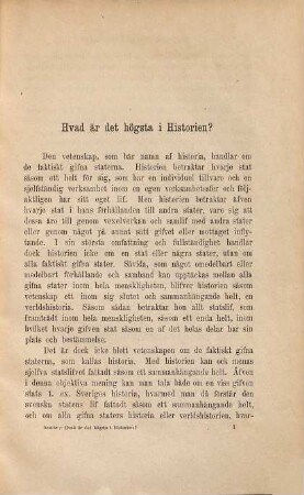 Hvad är det högsta i historien?