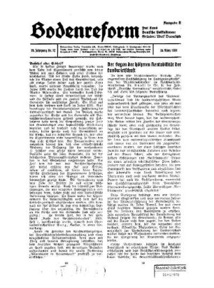 Der Segen der höheren Rentabilität der Landwirtschaft
