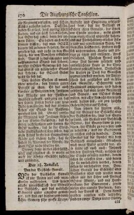 170-176, 28. Artickel