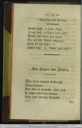 Die Folgen des Fleißes