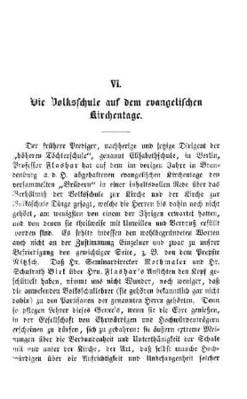 Die Volksschule auf dem evangelischen Kirchentage