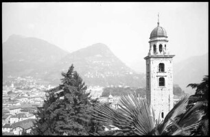 Lugano: Turm der Lorenzo Kathedrale