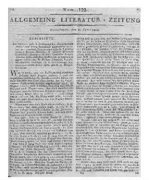 Riem, A.: Leviathan oder Rabbinen und Juden, mehr als komischer Roman und doch Wahrheit. Parascha 1-3. Vom Verf. des Behemoth [d.i. A. Riem]. Jerusalem 1801