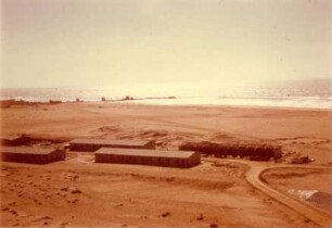 Verladeanlage in Spanisch-Sahara, ohne Ortsangabe, ohne Jahr