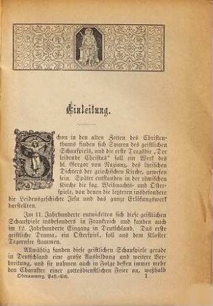 Das Passions-Schauspiel in Oberammergau im Jahre 1890 : mit dem Texte der Chorgesänge, historischer Einleitung, ausführlicher Beschreibung der lebenden Bilder, Reise-Routen, vielen Illustrationen und einer Karte von Südbayern