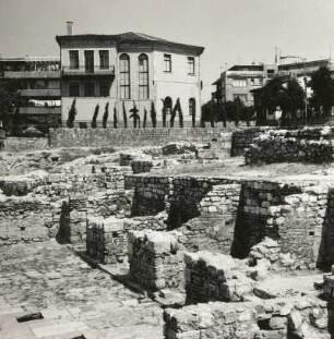 Varna, Bulgarien. Ausgrabungsstätte eines römischen Bades. 4. Jh.