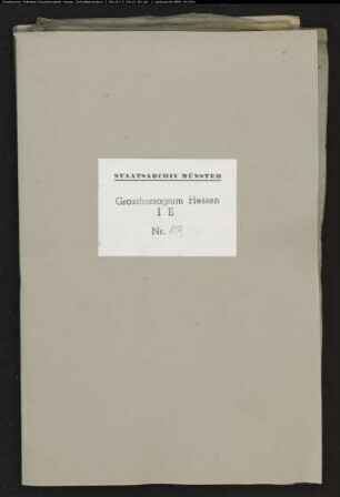 Gemeinde Müschede ./. Forstfiskus wegen der Müscheder Mark (Schafhude, Brüchten, Holzberechtigung, Zuschläge und Holzanweisungen)