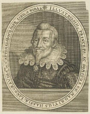 Bildnis des Mauritius, Hassiae Landgravius