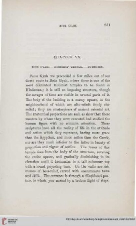 Chapter XX: Bode Gyah – Buddhist Temple – Buddhism