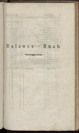 Balance-Buch