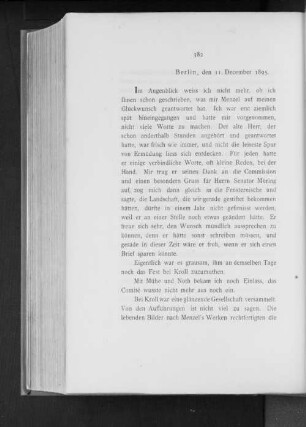 Berlin, den 11. December 1895.