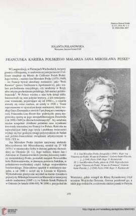 56: Francuska kariera polskiego malarza Jana Mirosława Peske