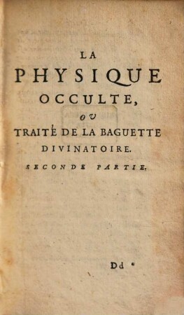 La Physique occulte, 2