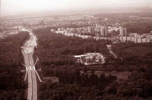 Freiburg: Baustelle, Diakonissenhaus, mit Landwasser