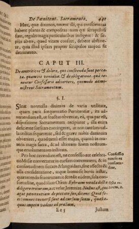 441-446, Caput III