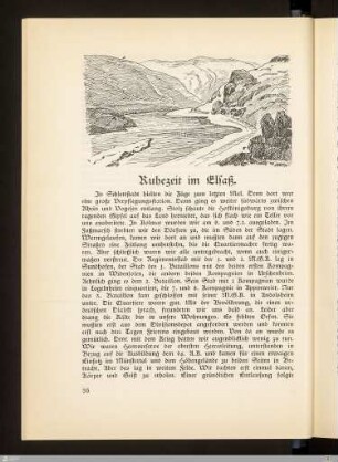 Ruhezeit im Elsaß
