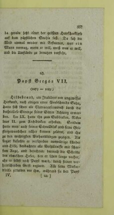 23. Papst Gregor VII. (1073-1085)