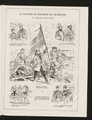 La victoire du régiment de Champagne. Au théâtre historique