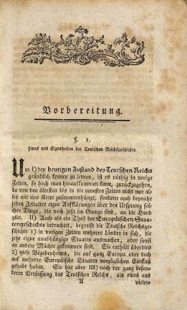 Grundriß der Staatsveränderungen des Teutschen Reichs : zum Gebrauche in seinen Lehrstunden