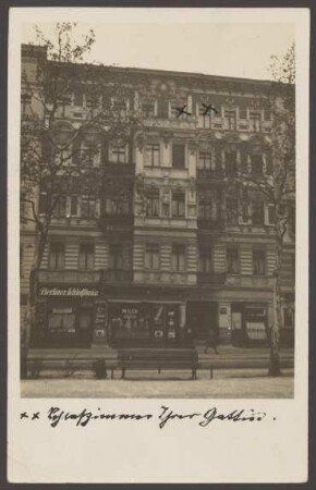 Ansichtskarte Gneisenaustraße 63