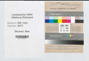 Entnazifizierung Max Struever , geb. 17.04.1892 (Gastwirt)