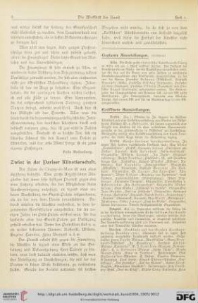 4: Zwist in der Pariser Künstlerschaft