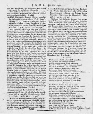 Koblenz b. Lassaulx: Virgils Idyllen im Grundtexte und in deutscher Übersetzung. Nach I. H. Voss. 105 S. kl. 4.