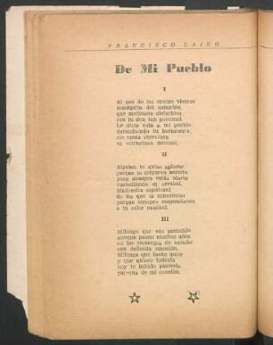 De mi pueblo