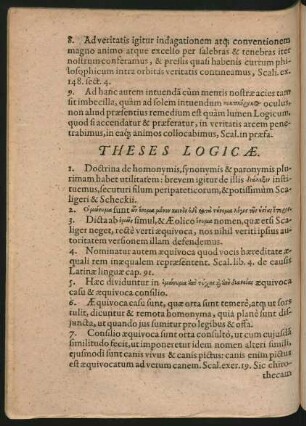 Theses Logicae.