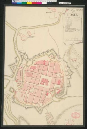 Plan von Posen