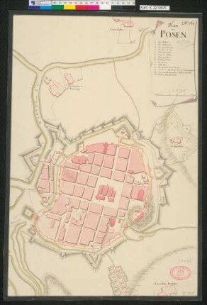 Plan von Posen